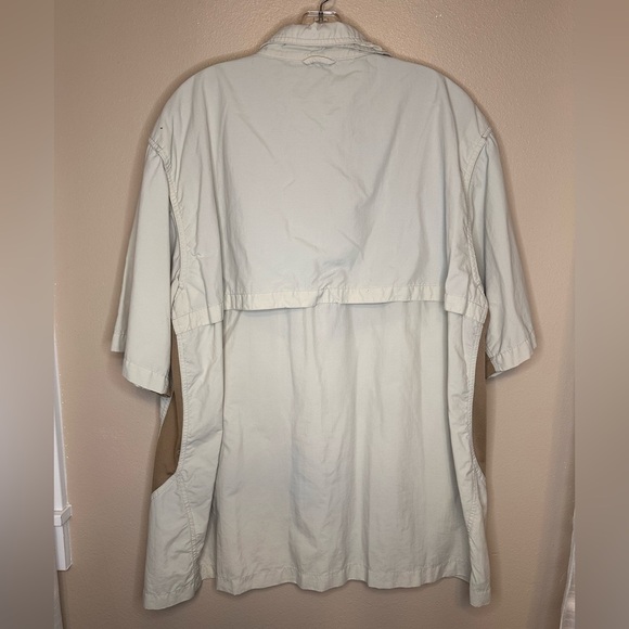 Natural Gear Men’s Button Down Performance Shirt Size XL Tan - Picture 4 of 7
